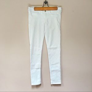 White patterned Hollister Jeans
